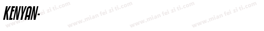 KENYAN字体转换