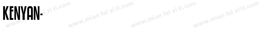 KENYAN字体转换