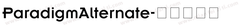 ParadigmAlternate字体转换