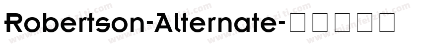 Robertson-Alternate字体转换