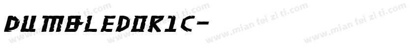 Dumbledor1C字体转换