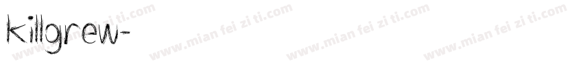 killgrew字体转换
