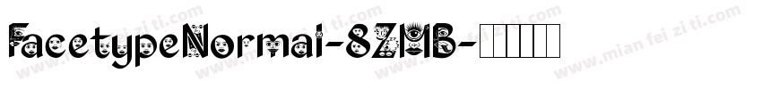 FacetypeNormal-8ZMB字体转换