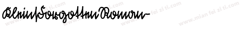 KleinsForgottenRoman字体转换