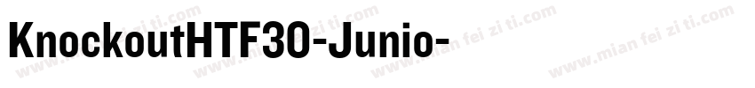 KnockoutHTF30-Junio字体转换