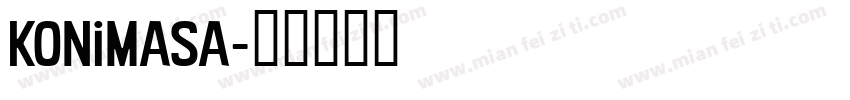 Konimasa字体转换