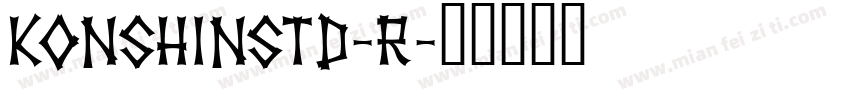 KonshinStd-R字体转换