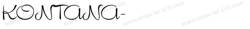 KONTANA字体转换