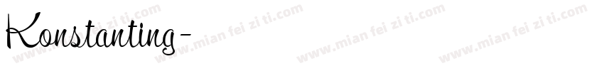 Konstanting字体转换