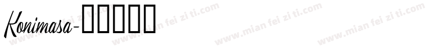 Konimasa字体转换