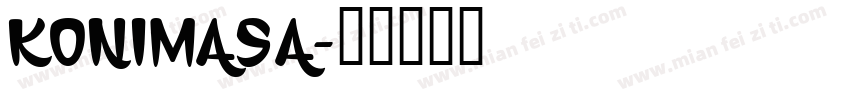 Konimasa字体转换