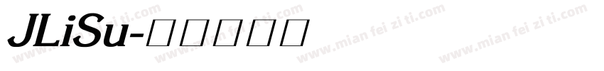 JLiSu字体转换