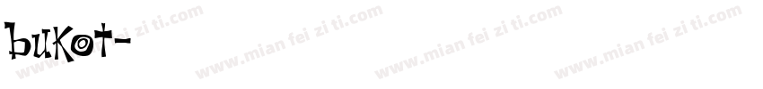 bukot字体转换