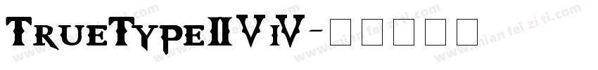 TrueType254字体转换