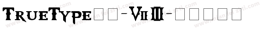 TrueType字体-73字体转换