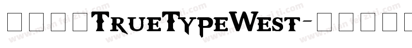 等线粗体TrueTypeWest字体转换