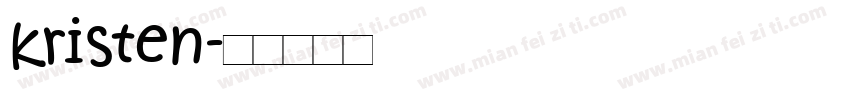 kristen字体转换