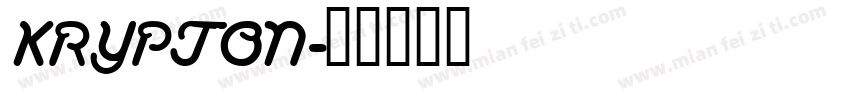 KRYPTON字体转换