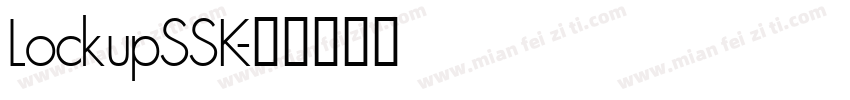 LockupSSK字体转换