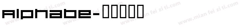Alphabe字体转换