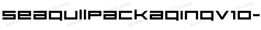 SeagullPackagingv10字体转换