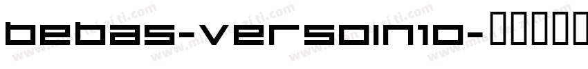 bebas-versoin10字体转换