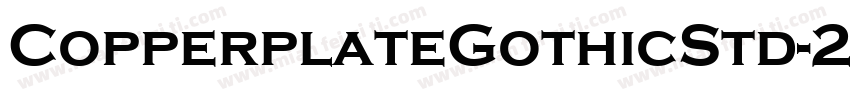 CopperplateGothicStd-29BCotf字体转换
