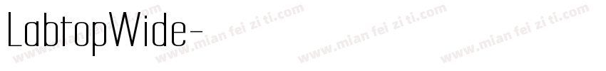 LabtopWide字体转换