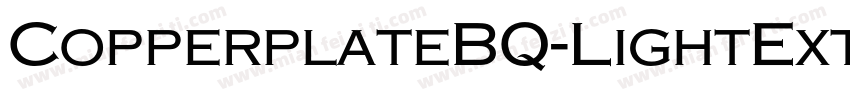 CopperplateBQ-LightExtended字体转换