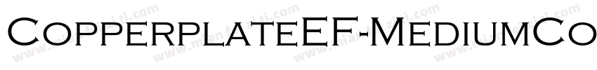 CopperplateEF-MediumCond字体转换