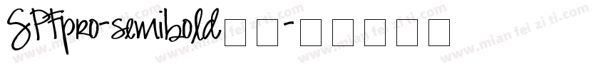 SPFpro-semibold字体字体转换