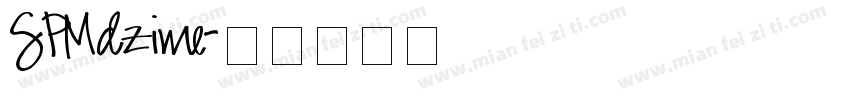 SPMdzime字体转换