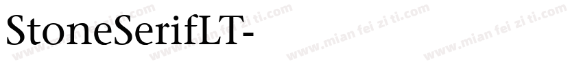 StoneSerifLT字体转换