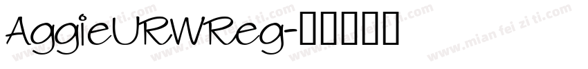AggieURWReg字体转换