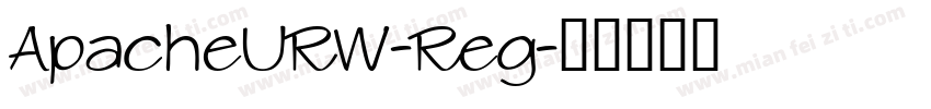 ApacheURW-Reg字体转换