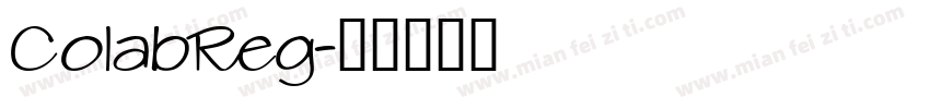 ColabReg字体转换