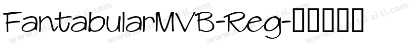 FantabularMVB-Reg字体转换