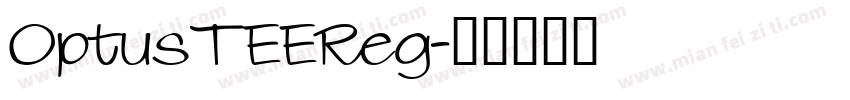 OptusTEEReg字体转换