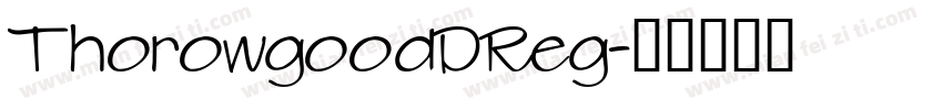 ThorowgoodDReg字体转换