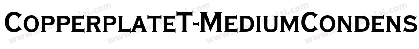 CopperplateT-MediumCondensed字体转换