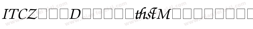 ITCZapfDingbatsMedium字体转换