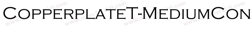 CopperplateT-MediumCondensed字体转换