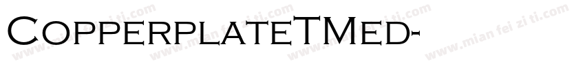 CopperplateTMed字体转换