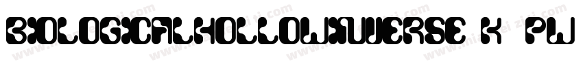 BiologicalHollowInverse-K5PW字体转换