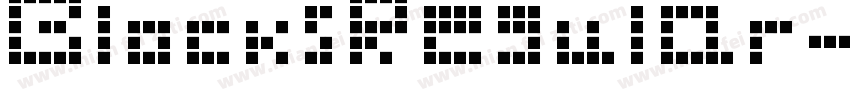 BlocksRegular-YyeL字体转换