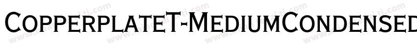 CopperplateT-MediumCondensed字体转换
