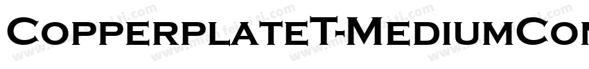 CopperplateT-MediumCondensed字体转换