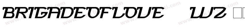 BrigadeOfLove-56Wz字体转换
