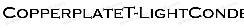 CopperplateT-LightCondensed字体转换