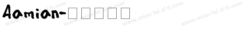 Aamian字体转换